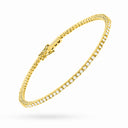 Bransoletka B0029 01 z diamentami laboratoryjnymi żółte złoto