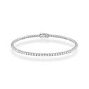 Bransoletka B0031 04 z diamentami laboratoryjnymi białe złoto