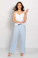  Piżama Damska Model Erica 223812 White/Baby Blue - Momenti Per Me 