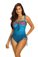  Jednoczęściowy strój kąpielowy Kostium Jednoczęściowy Model Casablanca 6 S8030CA6_Col.2 Blue - Barontex 