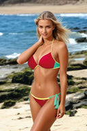  Kostium dwuczęściowy Kostium kąpielowy Model Aitana M-813 (1) Red - Marko 