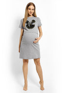   Koszula Nocna Model 1625C Grey - PeeKaBoo 