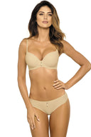  Biustonosz push up Biustonosz Push-up Model Carla B5 Beige - Gorteks 