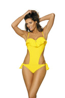  Jednoczęściowy strój kąpielowy Kostium kąpielowy Model Carmen Amarillis M-468 Yellow - Marko 