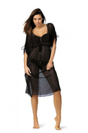 Sukienka Plażow Tunika Model Dora Nero M-443 Black - Marko 