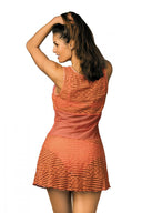  Sukienka Plażow Tunika Model Vivian Gerbera M-414 Orange - Marko 