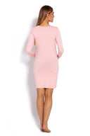   Koszula Nocna Ciążowa Model 1682 Powder Pink - PeeKaBoo 