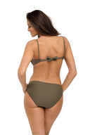  Jednoczęściowy strój kąpielowy Kostium kąpielowy Model Belinda Kaki M-548 Khaki - Marko 