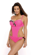  Jednoczęściowy strój kąpielowy Kostium kąpielowy Model Evelyn Rosa Shocking M-530 Pink - Marko 