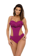  Jednoczęściowy strój kąpielowy Kostium kąpielowy Model Belinda Thai Pink M-548 Jagoda - Marko 