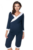   Piżama Damska Model 0153 Navy - PeeKaBoo 