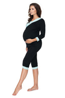   Piżama Damska Model 0153 Black - PeeKaBoo 