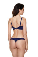  Biustonosz push up Biustonosz Usztywniany Model Yvette B4 Navy - Gorteks 