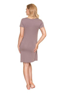   Koszula Nocna Ciążowa Model 0198 Cappuccino - PeeKaBoo 