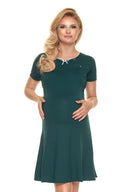  Koszula Nocna Ciążowa Model 0198 Green - PeeKaBoo 