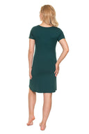   Koszula Nocna Ciążowa Model 0198 Green - PeeKaBoo 