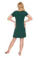   Koszula Nocna Ciążowa Model 0190 Green - PeeKaBoo 