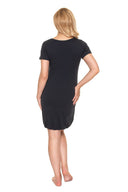   Koszula Nocna Ciążowa Model 0190 Navy - PeeKaBoo 