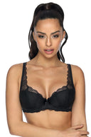  Biustonosz push up Biustonosz Usztywniany Model 3343/22 Lou Black - Mat 