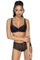  Biustonosz push up Biustonosz Usztywniany Model 3343/22 Lou Black - Mat 