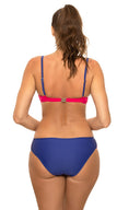  Jednoczęściowy strój kąpielowy Kostium kąpielowy Model Marika M-634 Pink/Blue - Marko 