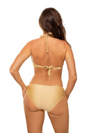  Jednoczęściowy strój kąpielowy Kostium kąpielowy Model Anina M-680 Gold - Marko 